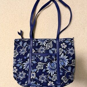 Vera Bradley Navy Floral Tote